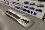 Бампер передний Hyundai Solaris 2015-17г цвет серебристый RHM - Евробампер - интернет магазин по продаже бамперов 