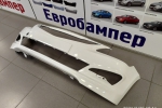 Бампер передний Hyundai Solaris 2015-17г цвет белый PGU - Евробампер - интернет магазин по продаже бамперов 